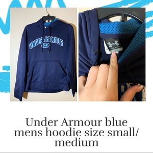 Blue men’s under armour hoodie